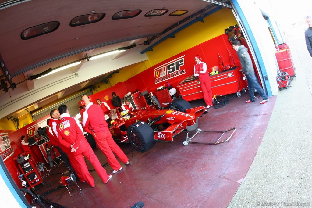 Test Ferrari F2008 Italian F3 Drivers Vallelunga